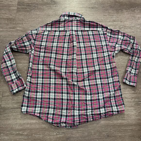 Brooks Brothers Shirt Mens Large‎ Madres Plaid Long Sleeve Button 1818 Regular - Picture 5 of 7